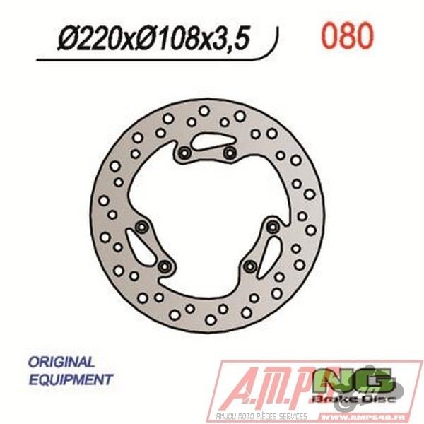 Disque de frein NG BRAKES fixe - 080