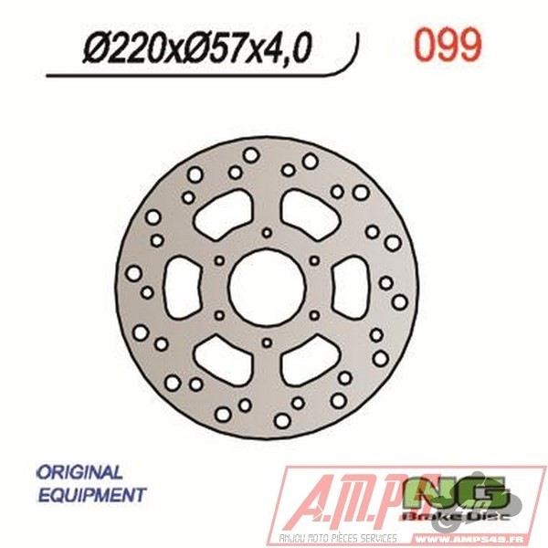 Disque de frein NG BRAKES fixe - 099