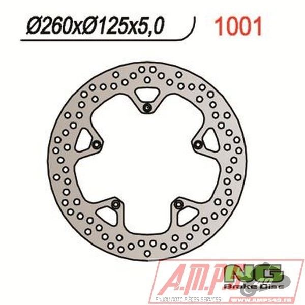 Disque de frein NG BRAKES fixe - 1001