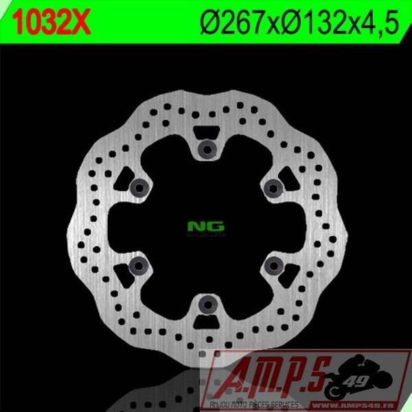 Disque de frein NG BRAKES pétale fixe - 1032X