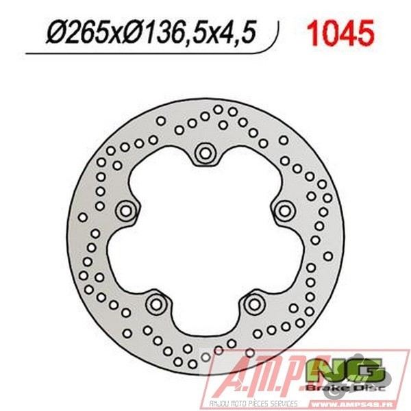 Disque de frein NG BRAKES fixe - 1045