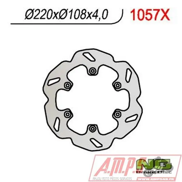 Disque de frein NG BRAKE DISC pétale fixe - 1057X