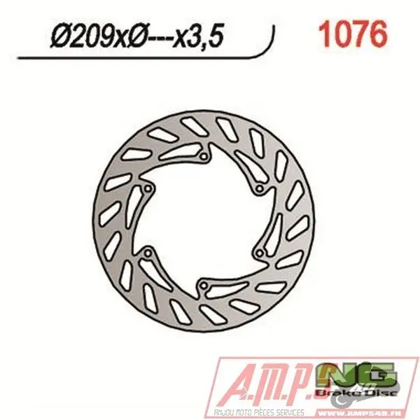 Disque de frein NG BRAKE DISC fixe - 1076