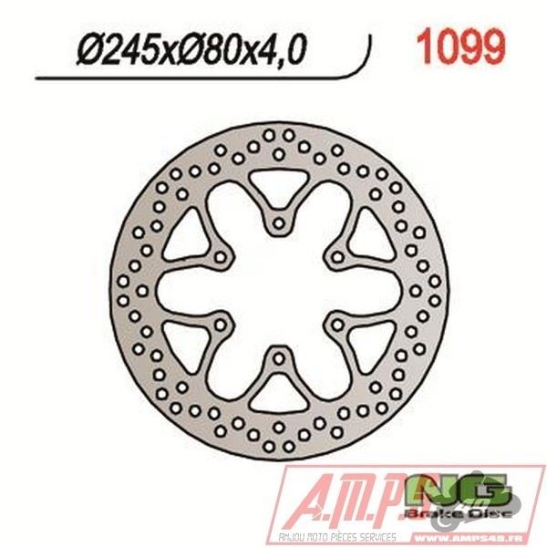 Disque de frein NG BRAKES fixe - 1099