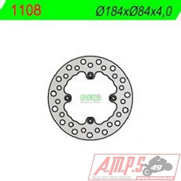 Disque de frein NG BRAKES fixe - 1108