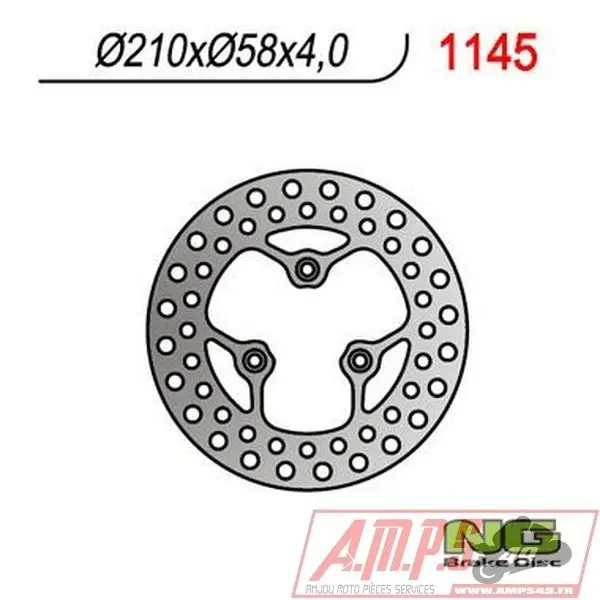 Disque de frein NG BRAKE DISC fixe - 1145