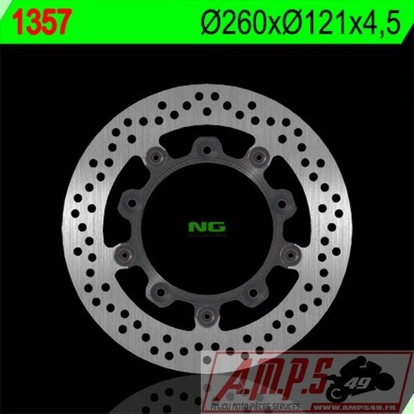 Disque de frein NG BRAKES flottant - 1357