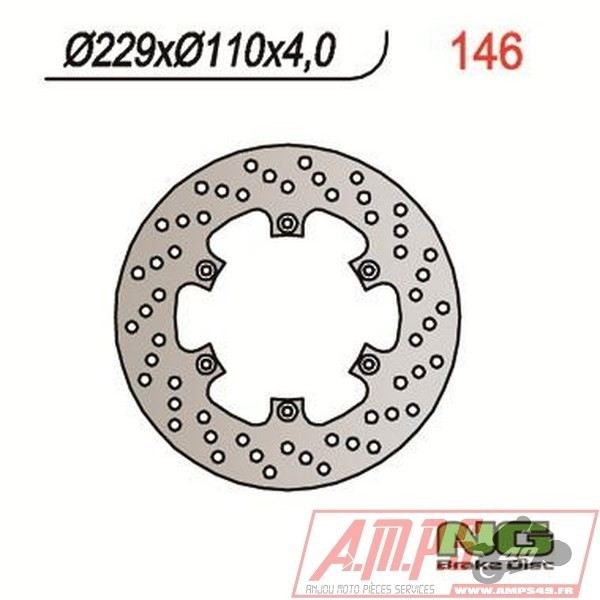 Disque de frein NG BRAKES fixe - 146