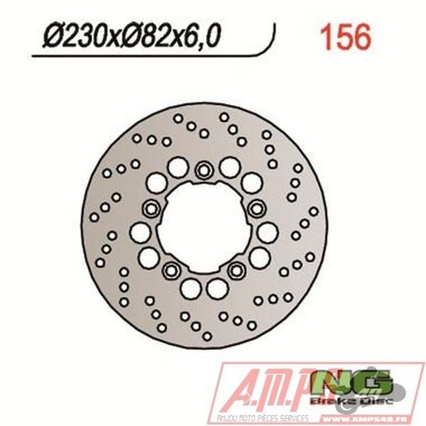 Disque de frein NG BRAKES fixe - 156