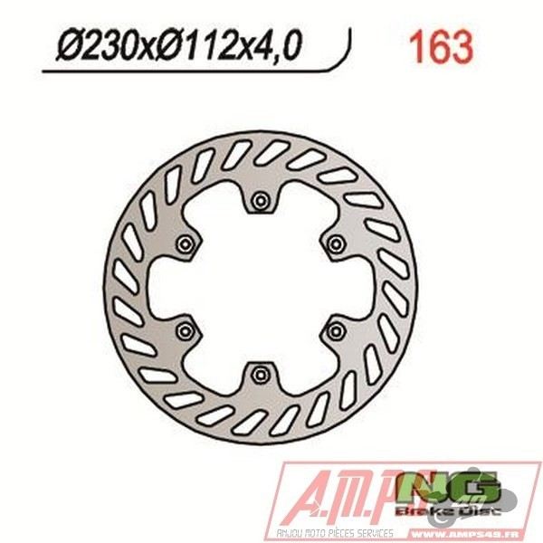 Disque de frein NG BRAKES fixe - 163