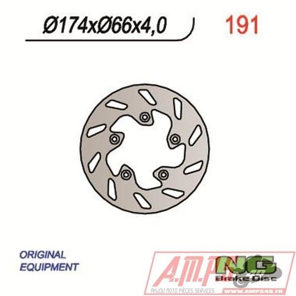 Disque de frein NG BRAKES fixe - 191