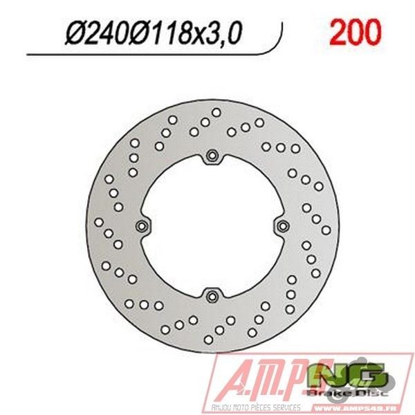 Disque de frein NG BRAKES fixe - 200