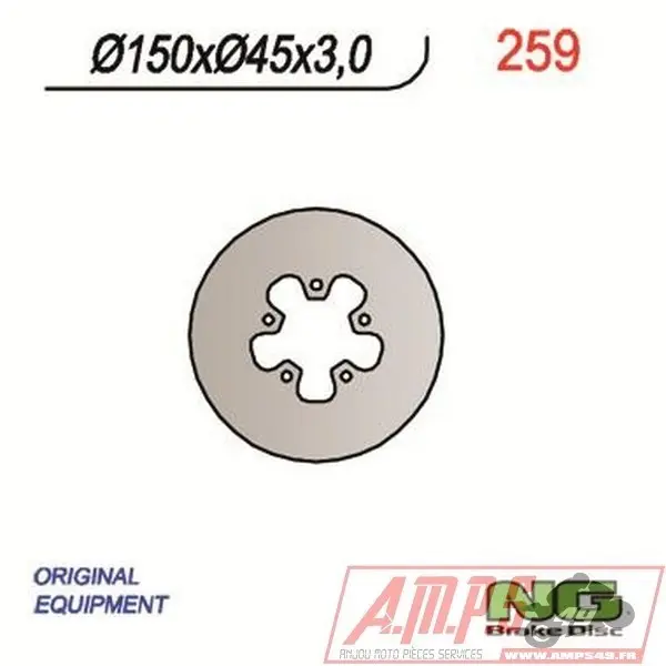Disque de frein NG BRAKE DISC fixe - 259