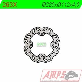 Disque de frein NG BRAKES pétale fixe - 263X