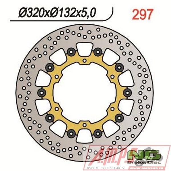 Disque de frein NG BRAKES flottant - 297