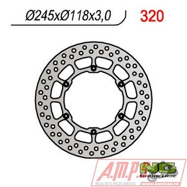 Disque de frein NG BRAKES fixe - 320