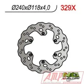 Disque de frein NG BRAKE DISC pétale fixe - 329X