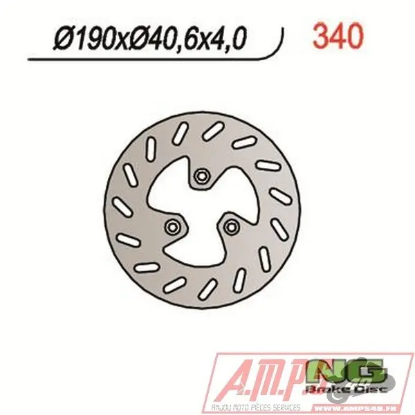 Disque de frein NG BRAKE DISC fixe - 340