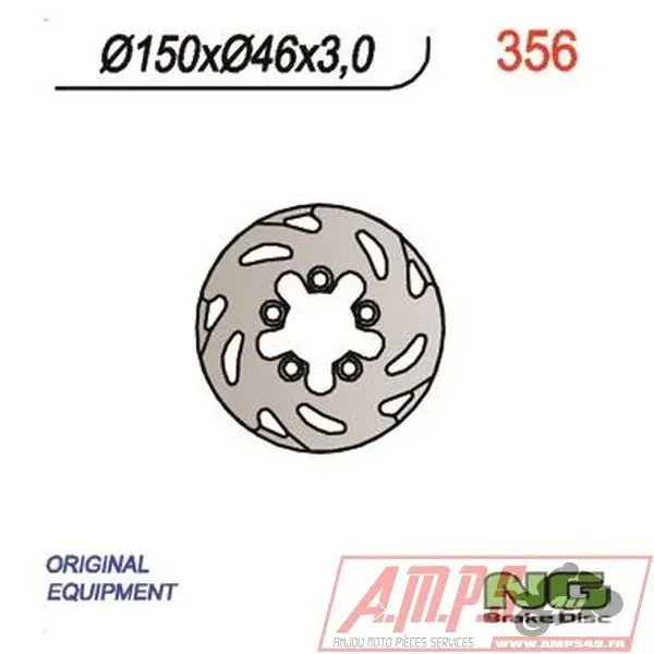 Disque de frein NG BRAKE DISC fixe - 356