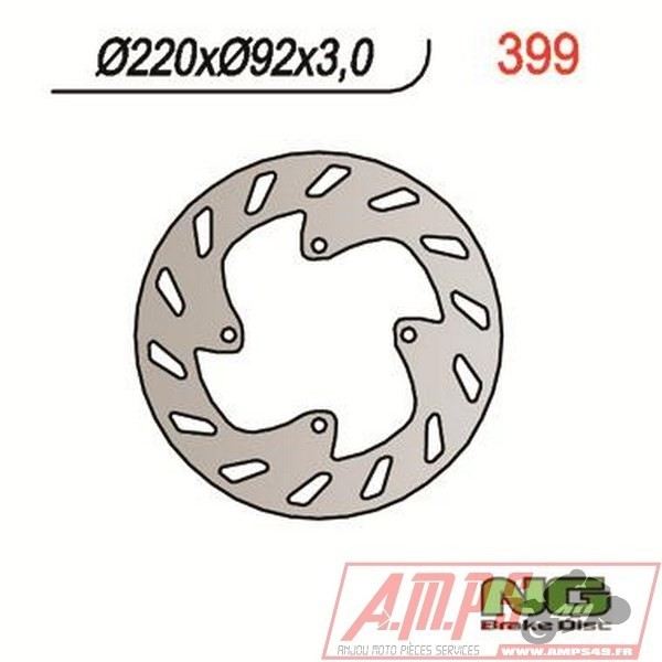 Disque de frein NG BRAKES fixe - 399