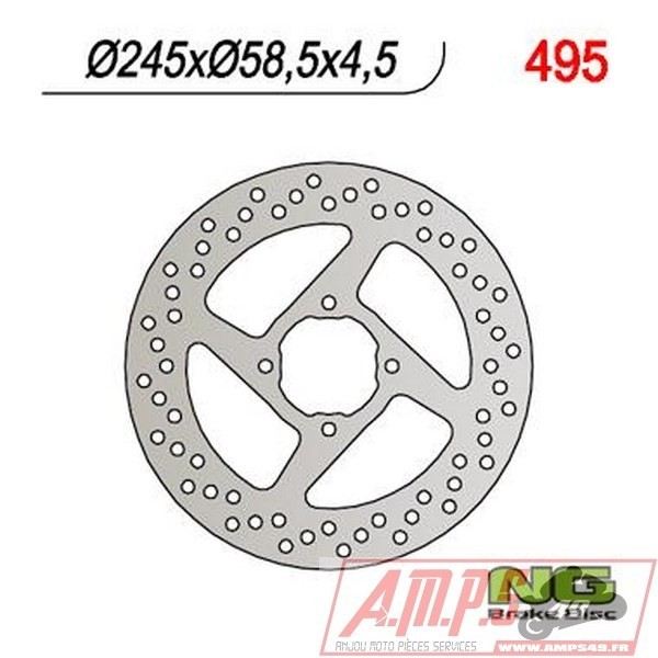 Disque de frein NG BRAKES fixe - 495