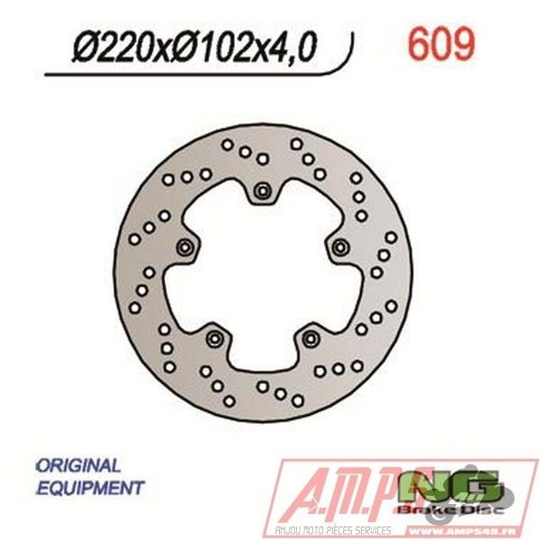 Disque de frein NG BRAKES fixe - 609