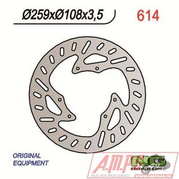 Disque de frein NG BRAKES fixe - 614