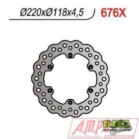 Disque de frein NG BRAKE DISC pétale fixe - 676X
