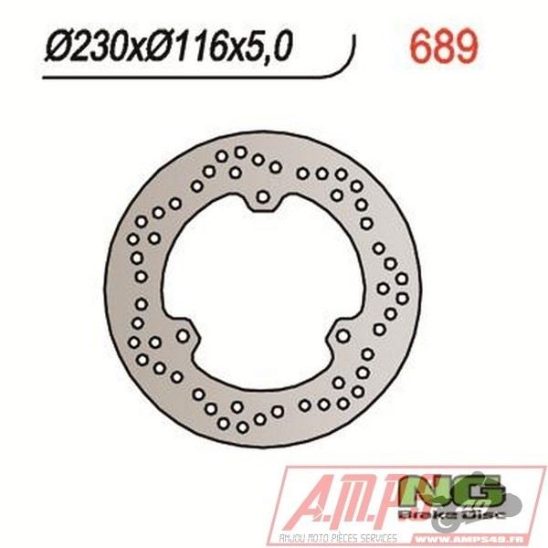 Disque de frein NG BRAKES fixe - 689