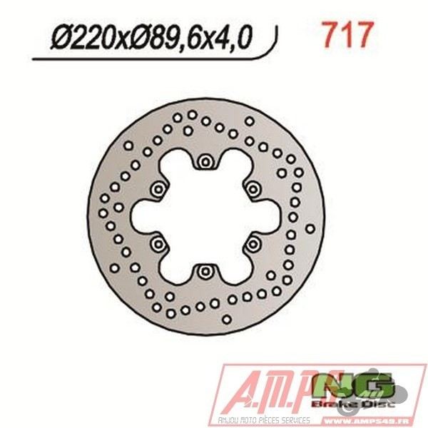 Disque de frein NG BRAKES fixe - 717