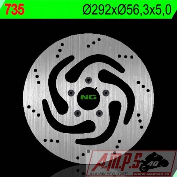 Disque de frein NG BRAKES fixe - 735