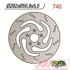 Disque de frein NG BRAKES fixe - 740