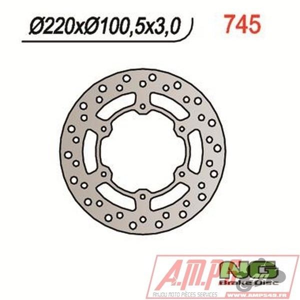 Disque de frein NG BRAKES fixe - 745