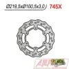 Disque de frein NG BRAKE DISC pétale fixe - 745X