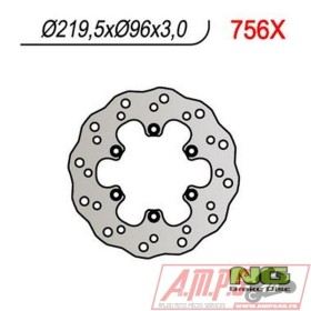 Disque de frein NG BRAKES pétale fixe - 756X