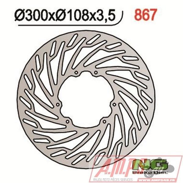 Disque de frein NG BRAKES fixe - 867