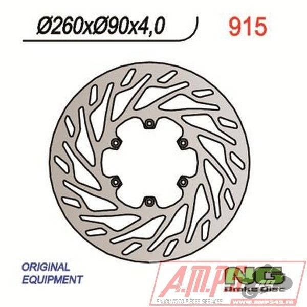 Disque de frein NG BRAKES fixe - 915