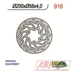 Disque de frein NG BRAKE DISC fixe - 916