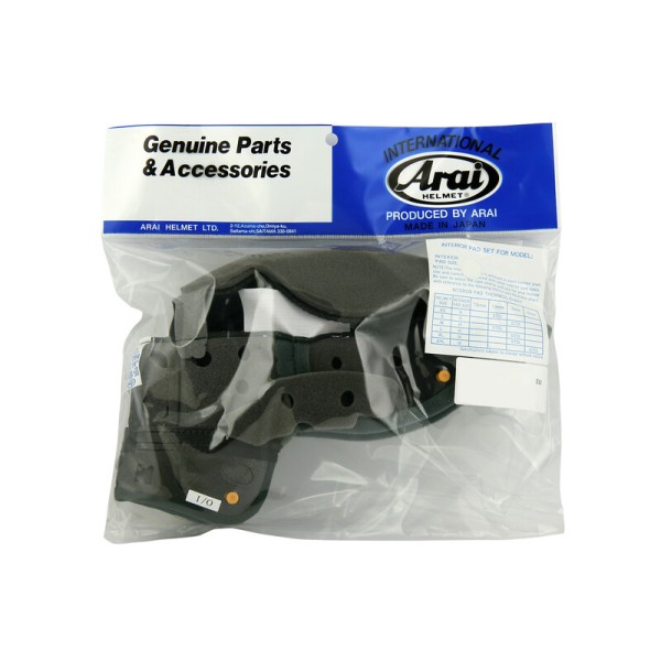 Coiffe intérieure ARAI Dry-Cool taille XS/S 7mm (épaisseur standard S) pour casque Rebel/Chaser-V/Chaser-V PRO