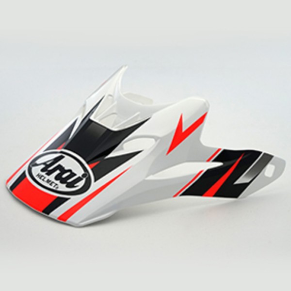 VISIERE ARAI MX-V TIP RED CASQUE OFFROAD