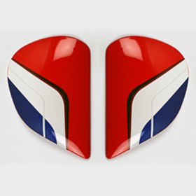 Plaques pivot ARAI Super AdSis J (LRS) Flow Blue pour casques Axces II