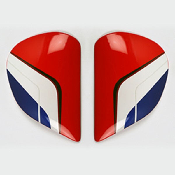 Plaques pivot ARAI Super AdSis J (LRS) Flow Blue pour casques Axces II