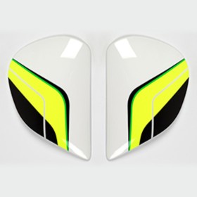 Plaques pivot ARAI Super AdSis J (LRS) Flow Green pour casques Axces II