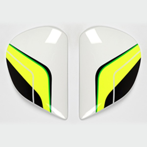 Plaques pivot ARAI Super AdSis J (LRS) Flow Green pour casques Axces II