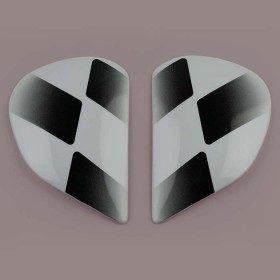 PLATINE Écran ARAI SAJ CONTEST WHITE CASQUE INTEGRAL