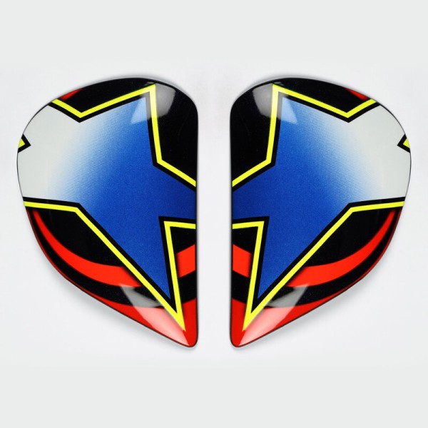 Platine écran ARAI SAJ Edwards Blue/Red