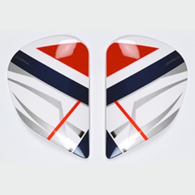 PLATINE Écran ARAI SAJ SUPERSTAR RED CASQUE INTEGRAL