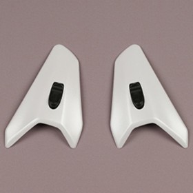 Ventilations supérieures avant ARAI TDF Duct-3 frost white pour casques Quantum/Quantum-ST/Quantum-ST PRO/Tour-X 4/CT-F/CT-Ram/X