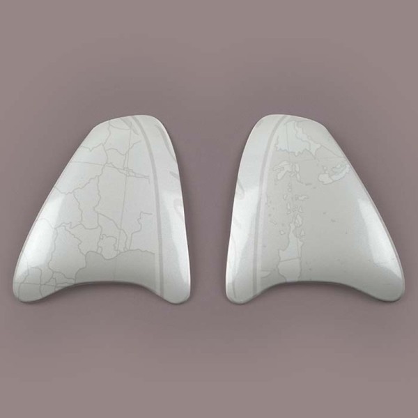 Platine écran ARAI SZ-R VAS-Z Harada Tour White