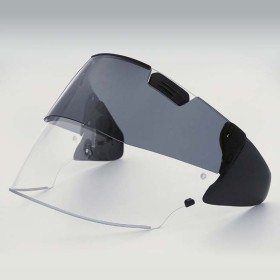 Kit ARAI PSS avec visière solaire intégrée Gun Metallic Frost